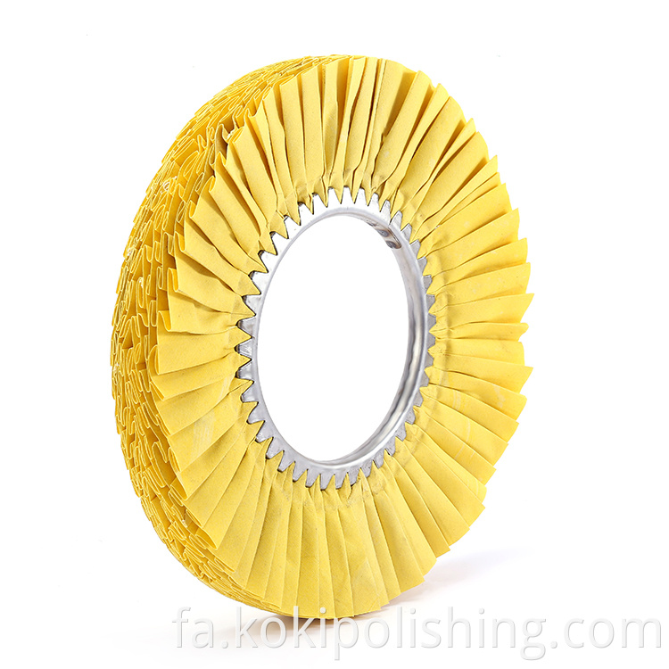 yellow airway buffing wheel